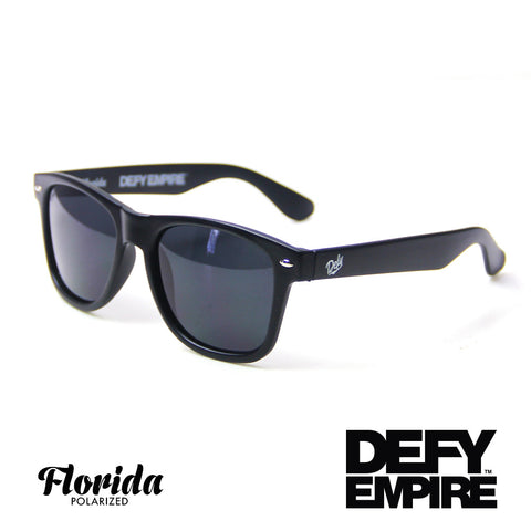 FLORIDA - MATTE BLACK / GREY POLARIZED SUNGLASS