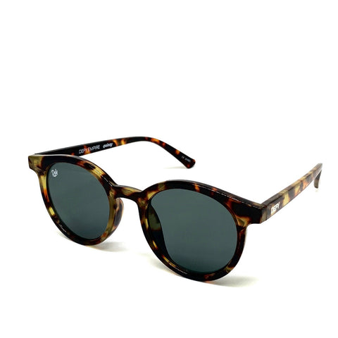 QUINCY - TORTOISE FRAME / GREY GREEN LENSES SUNGLASS
