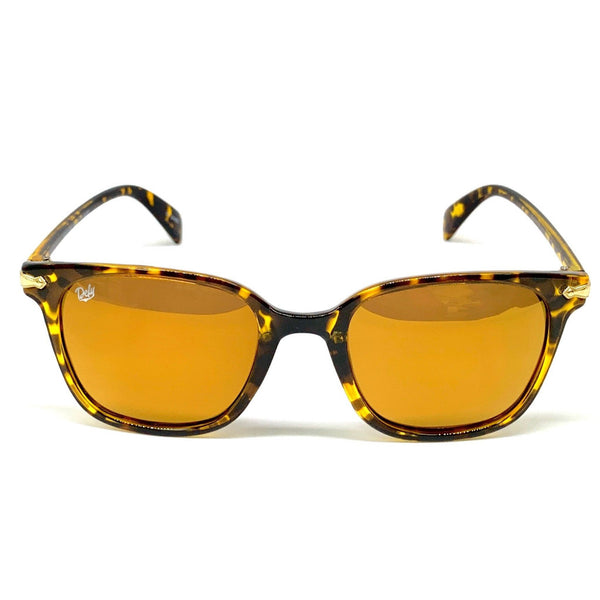 BEL AIR - GLOSS TORTOISE FRAME/24K GOLD MIRROR POLARIZED LENSES LIMITED EDITION SUNGLASS