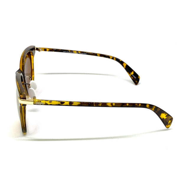 BEL AIR - GLOSS TORTOISE FRAME/24K GOLD MIRROR POLARIZED LENSES LIMITED EDITION SUNGLASS