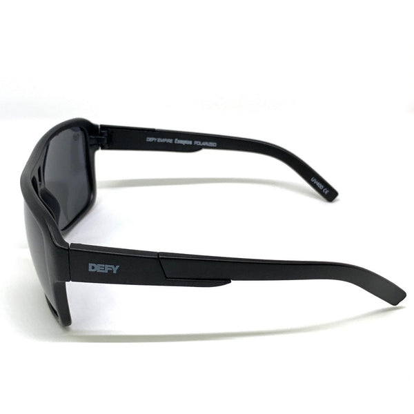 COMPTON - MATTE BLACK FRAME/GREY POLARIZED LENSES SUNGLASS