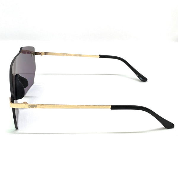 ROCKFORD -PLATINUM FRAME / ROSE GOLD PINK MIRROR LENSES SUNGLASS