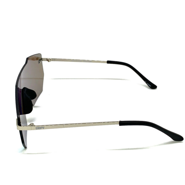 ROCKFORD -PLATINUM FRAME / BLUE MIRROR LENSES SUNGLASS
