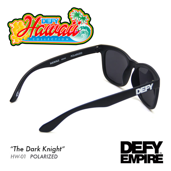 HAWAII - THE DARK KNIGHT MATTE BLACK / GREY POLARIZED