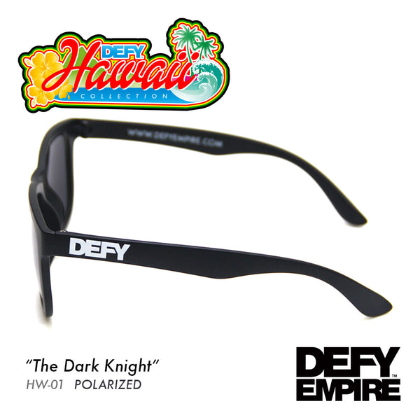 HAWAII - THE DARK KNIGHT MATTE BLACK / GREY POLARIZED