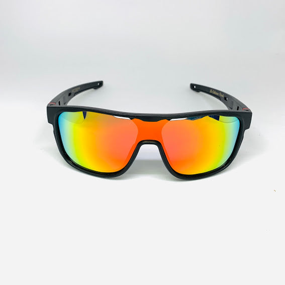 DEFY / PRIVATA MIRAGE LIMITED EDITION - MATTE BLACK FRAME/FIRE RED MIRROR POLARIZED