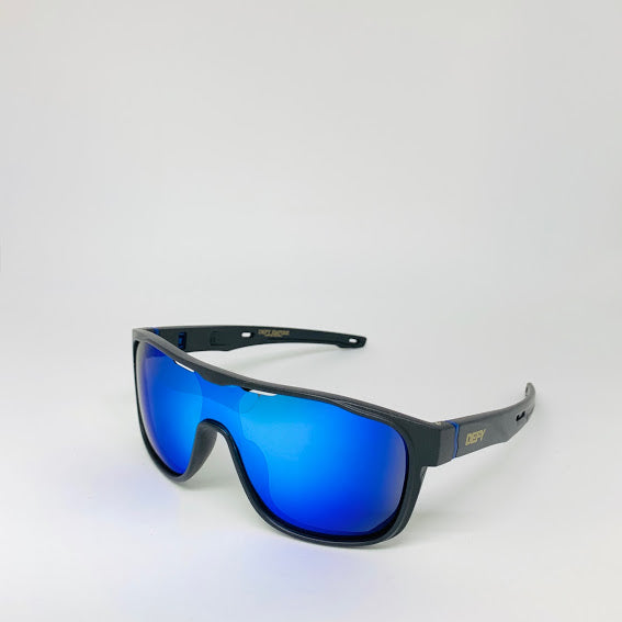 DEFY / PRIVATA MIRAGE LIMITED EDITION - MATTE BLACK FRAME/FROZEN BLUE MIRROR POLARIZED