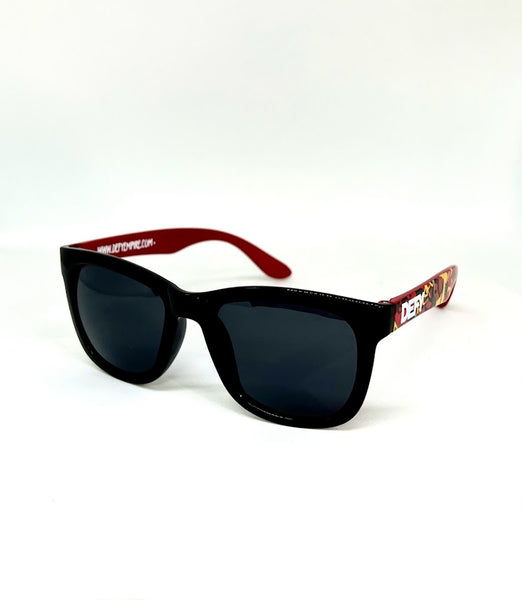 DEFY EMPIRE HAWAII -  RED CAMO GREY POLARIZED SUNGLASS 2022 UPDATE