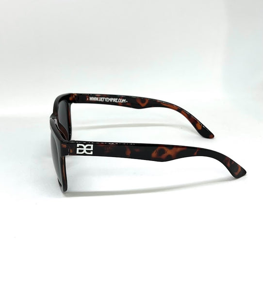 DEFY EMPIRE HAWAII -  DARK TORTOISE FRAME DARK GREY POLARIZED SUNGLASS 2022 UPDATE