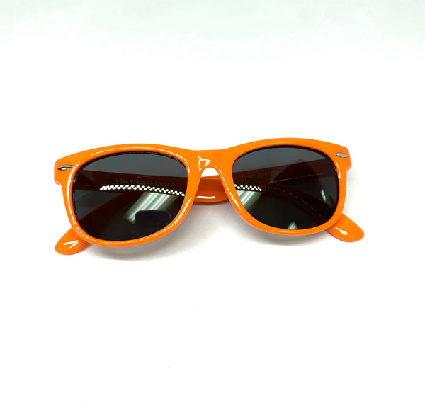 DEFY EMPIRE FLORIDA KIDS - ORANGE GREY POLARIZED SUNGLASS