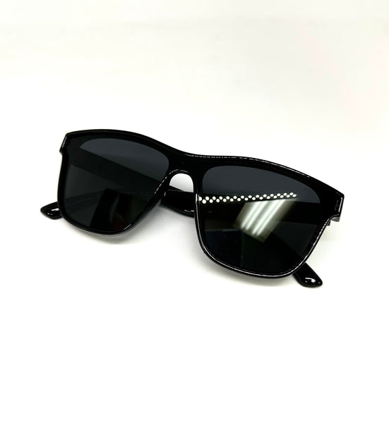 Defy Empire DFYEMP California -  Gloss Black Grey POLARIZED SUNGLASS