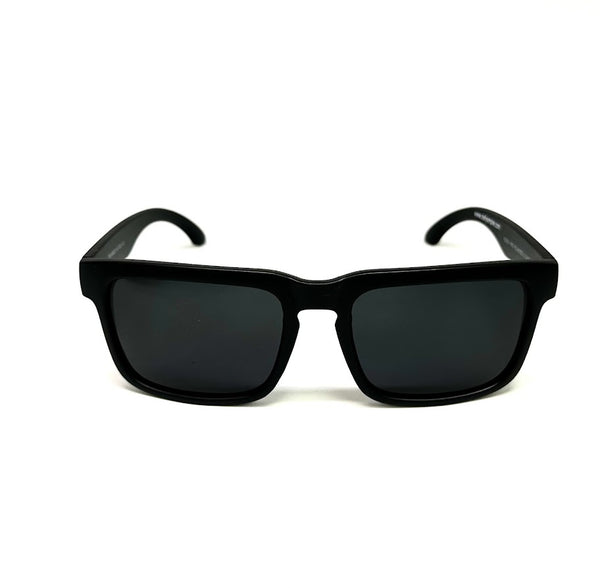 Defy Empire Lunarslam LNRSLM Anti-Lag -  Matte Black Mono Jungle Dark Grey POLARIZED SUNGLASS