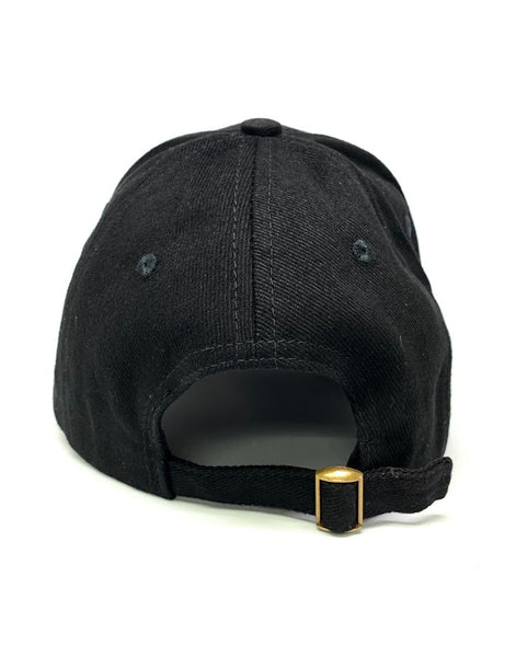 QUINCY PREMIUM POMADE BASEBALL CAP HAT IN BLACK