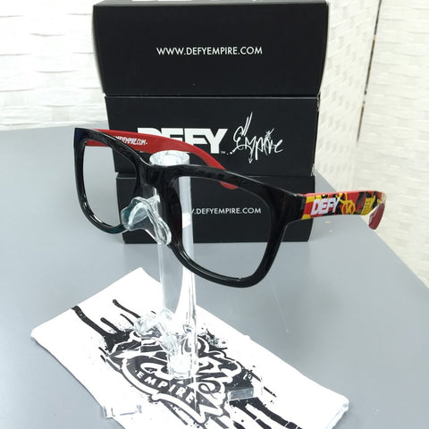 |LIMITED ED| HAWAII RED CAMO GLOSS BLACK NO LENSES - SPECTACLES
