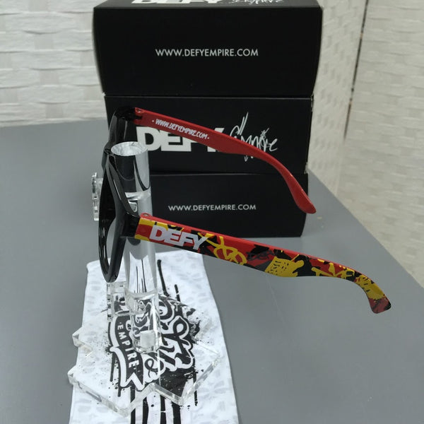 |LIMITED ED| HAWAII RED CAMO GLOSS BLACK NO LENSES - SPECTACLES