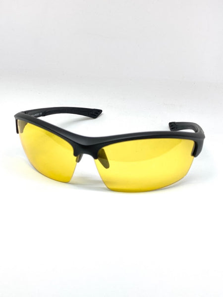 SEATTLE SENTINEL MATTE BLACK  BLUE LIGHT FILTER GLASSES CLEAR YELLOW LENSES