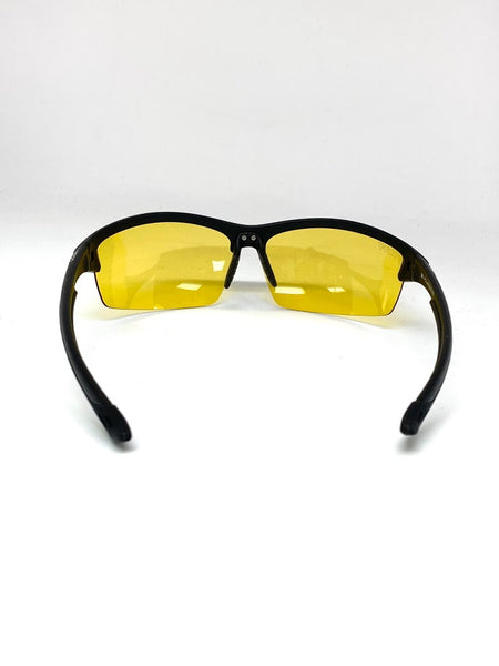 SEATTLE SENTINEL MATTE BLACK  BLUE LIGHT FILTER GLASSES CLEAR YELLOW LENSES