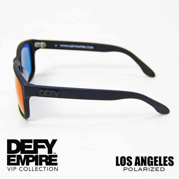 LOS ANGELES - MATTE BLACK / RED POLARIZED