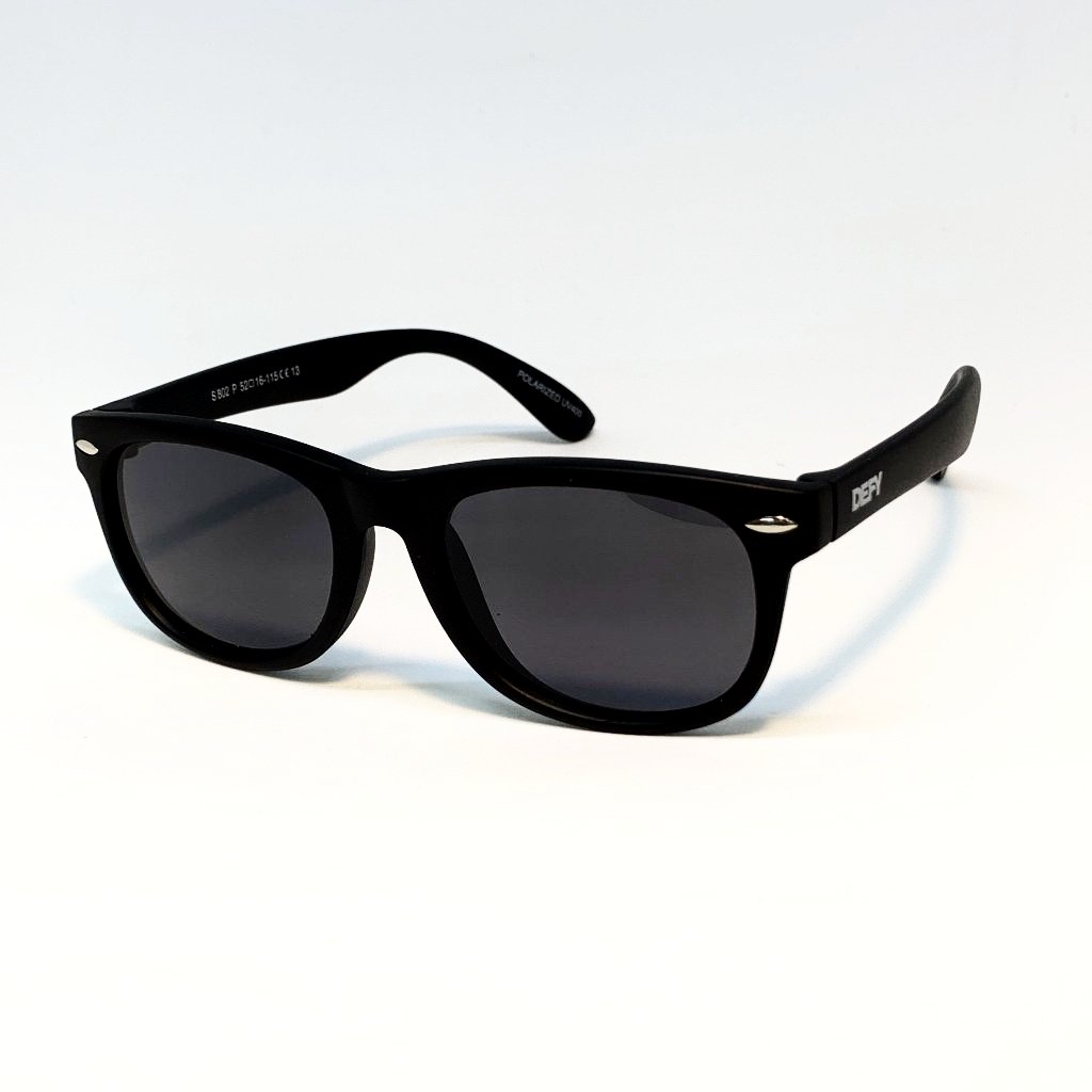 FLORIDA KIDS - MATTE BLACK / GREY POLARIZED SUNGLASS