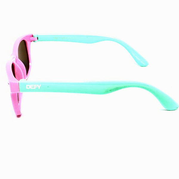 FLORIDA KIDS - GLOSS BABY PINK BLUE / BLUE MIRROR POLARIZED SUNGLASS