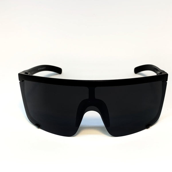 PARADISE CITY -MATTE BLACK FRAME / GREY LENSES SUNGLASS