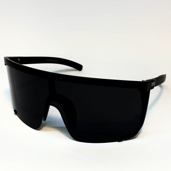 PARADISE CITY -MATTE BLACK FRAME / GREY LENSES SUNGLASS