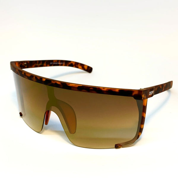 PARADISE CITY -MATTE TORTOISE CAMO FRAME /  LIGHT 24K GOLD MIRROR GRADIENT LENSES SUNGLASS