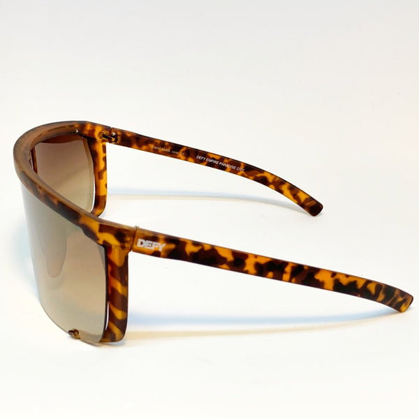 PARADISE CITY -MATTE TORTOISE CAMO FRAME /  LIGHT 24K GOLD MIRROR GRADIENT LENSES SUNGLASS