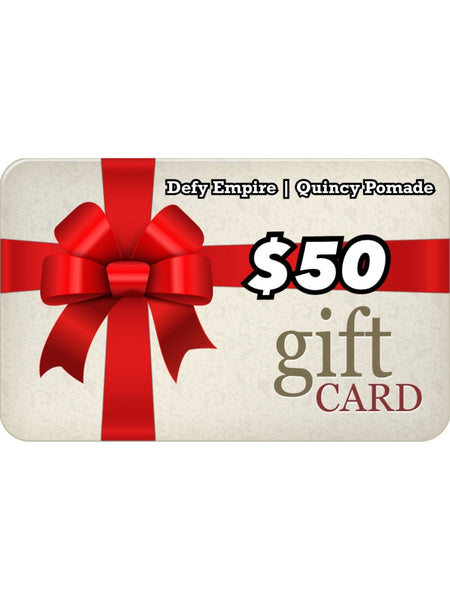 DEFY EMPIRE | QUINCY POMADE GIFT CARD