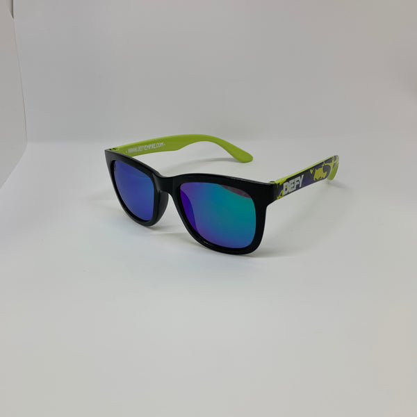 |LIMITED ED| HAWAII GREEN CAMO GLOSS BLACK GREEN POLARIZED MIRROR LENSES SUNGLASS TOP SELLER