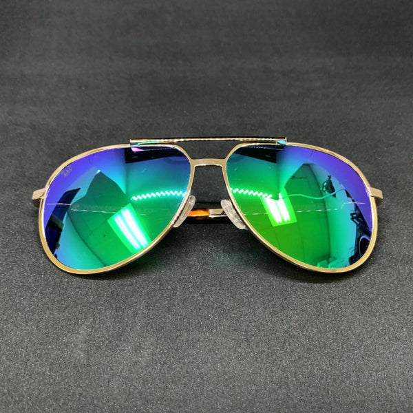 CHICAGO - GOLD / GREEN MIRROR POLARIZED HIGH DEFINITION LENSES SPECIAL EDITION