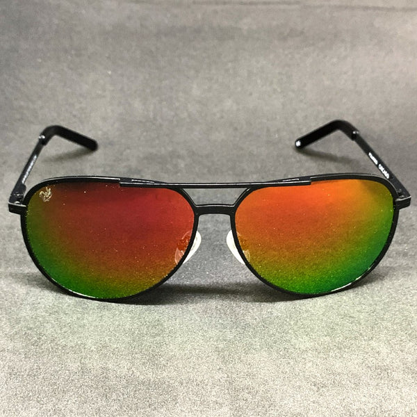 CHICAGO - GLOSS BLACK / MAGENTA MIRROR POLARIZED HIGH DEFINITION LENSES SPECIAL EDITION