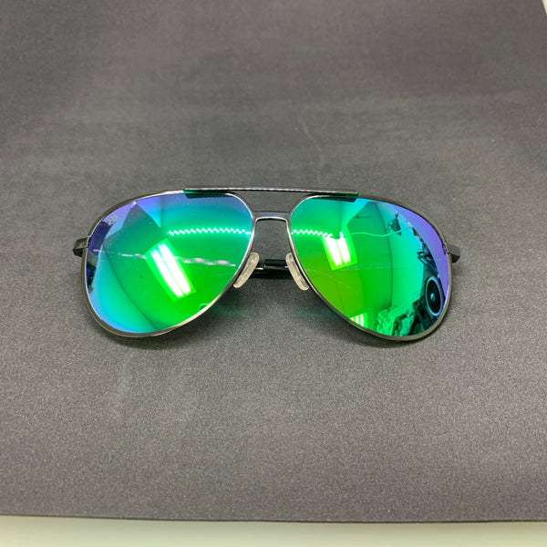 CHICAGO - GLOSS BLACK / GREEN MIRROR POLARIZED HIGH DEFINITION LENSES SPECIAL EDITION
