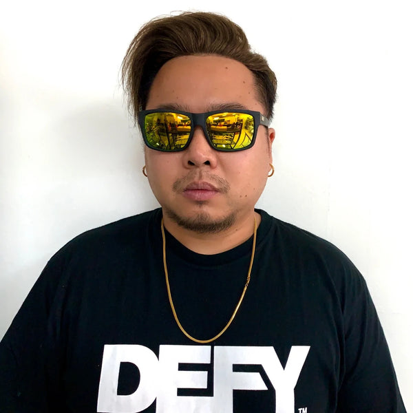 LAS VEGAS MATTE BLACK / GREEN MIRROR POLARIZED SUNGLASS