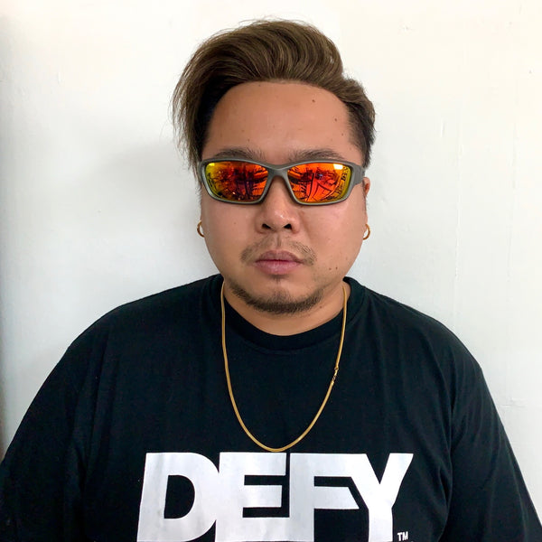 DALLAS VALKYRIE SILVER/BLUE POLARIZED SUNGLASS