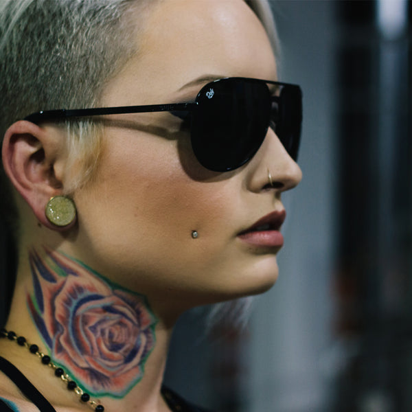 CHICAGO - GLOSS BLACK / GREY POLARIZED HIGH DEFINITION LENSES