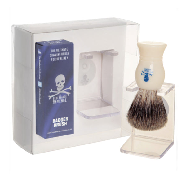 Bluebeards Revenge Pure Badger Brush and Drip Stand