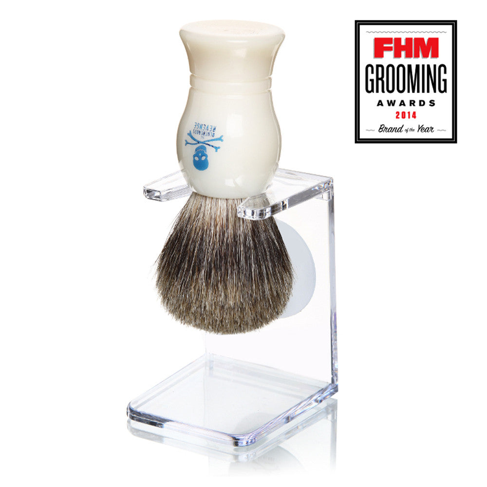 Bluebeards Revenge Pure Badger Brush and Drip Stand