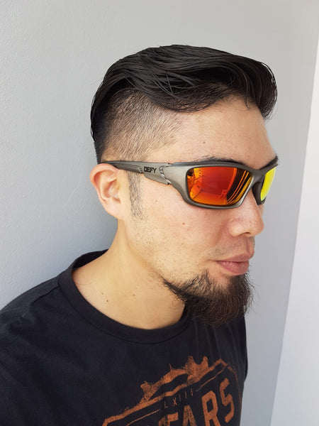 DALLAS VALKYRIE SILVER/BLUE POLARIZED SUNGLASS