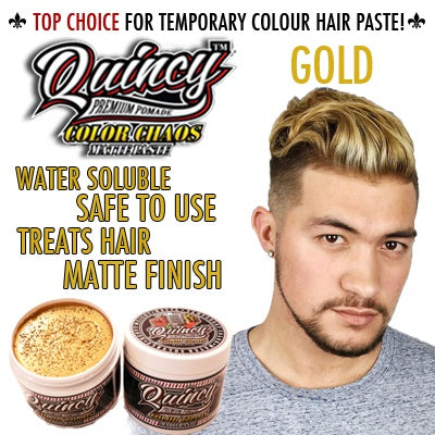 BUNDLE DEAL - QUINCY COLOR CHAOS 1 WHITE 1 GOLD FORMS LIGHT BLONDE
