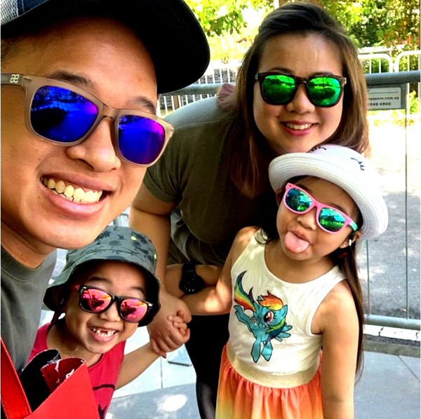 FLORIDA KIDS - MATTE BLACK / GREY POLARIZED SUNGLASS