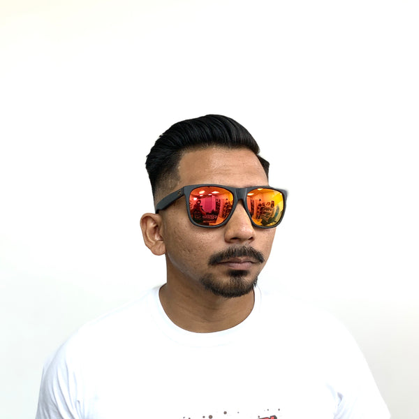 NEW YORK MATTE BLACK / GREY SUNGLASS