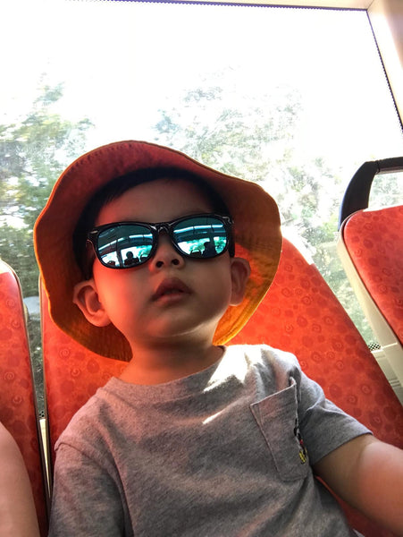 FLORIDA KIDS - MATTE BLACK / GREY POLARIZED SUNGLASS
