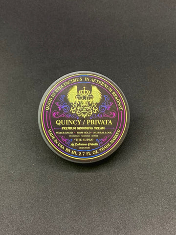 QUINCY / PRIVATA “THE SUPRA” PREMIUM GROOMING CREAM 80ML LIMITED EDITION SUPER SMOOTH PRE-STYLER