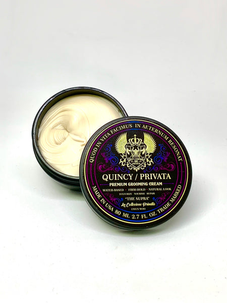 QUINCY / PRIVATA “THE SUPRA” PREMIUM GROOMING CREAM 80ML LIMITED EDITION SUPER SMOOTH PRE-STYLER