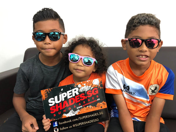 FLORIDA KIDS - MATTE BLACK / GREY POLARIZED SUNGLASS