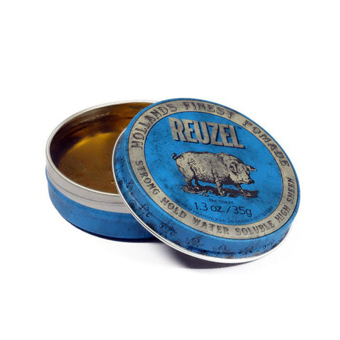 Reuzel Blue Strong High Sheen Pomade 4Oz